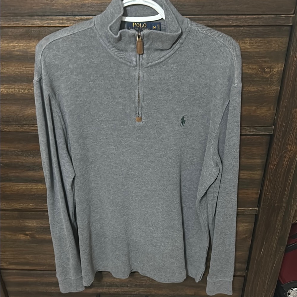 Polo Ralph Lauren Gray Quarter-Zip Pullover
